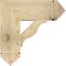 Ekena Millwork Funston Arts & Crafts Rough Sawn Bracket, Douglas Fir, 6"W x 20"D x 20"H BKT06X20X20FST03RDF - alternate 3